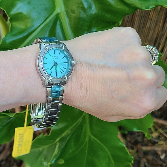 Invitica Pro Diver Women's Silver Quartz Watch - Picture 9 of 9